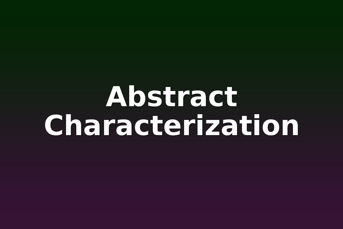 Abstract Characterization