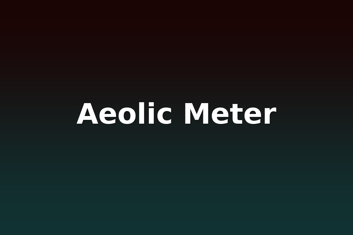 Aeolic Meter