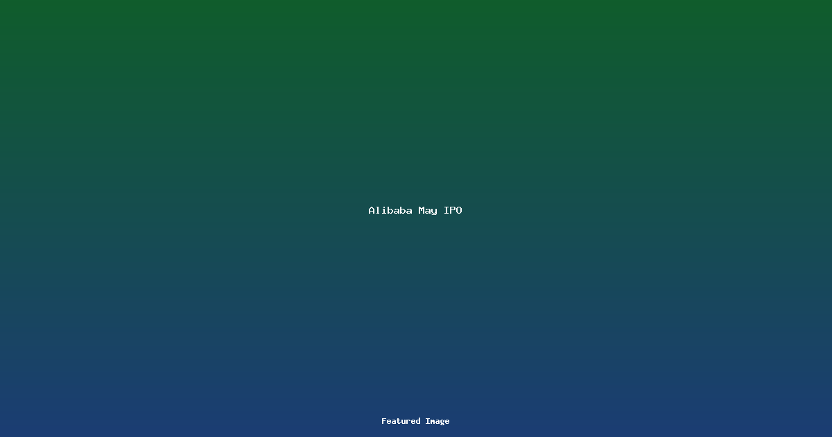 Alibaba May IPO