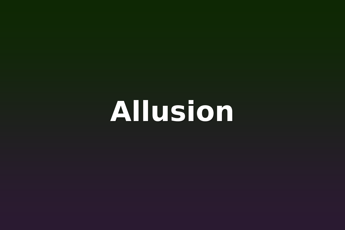 Allusion