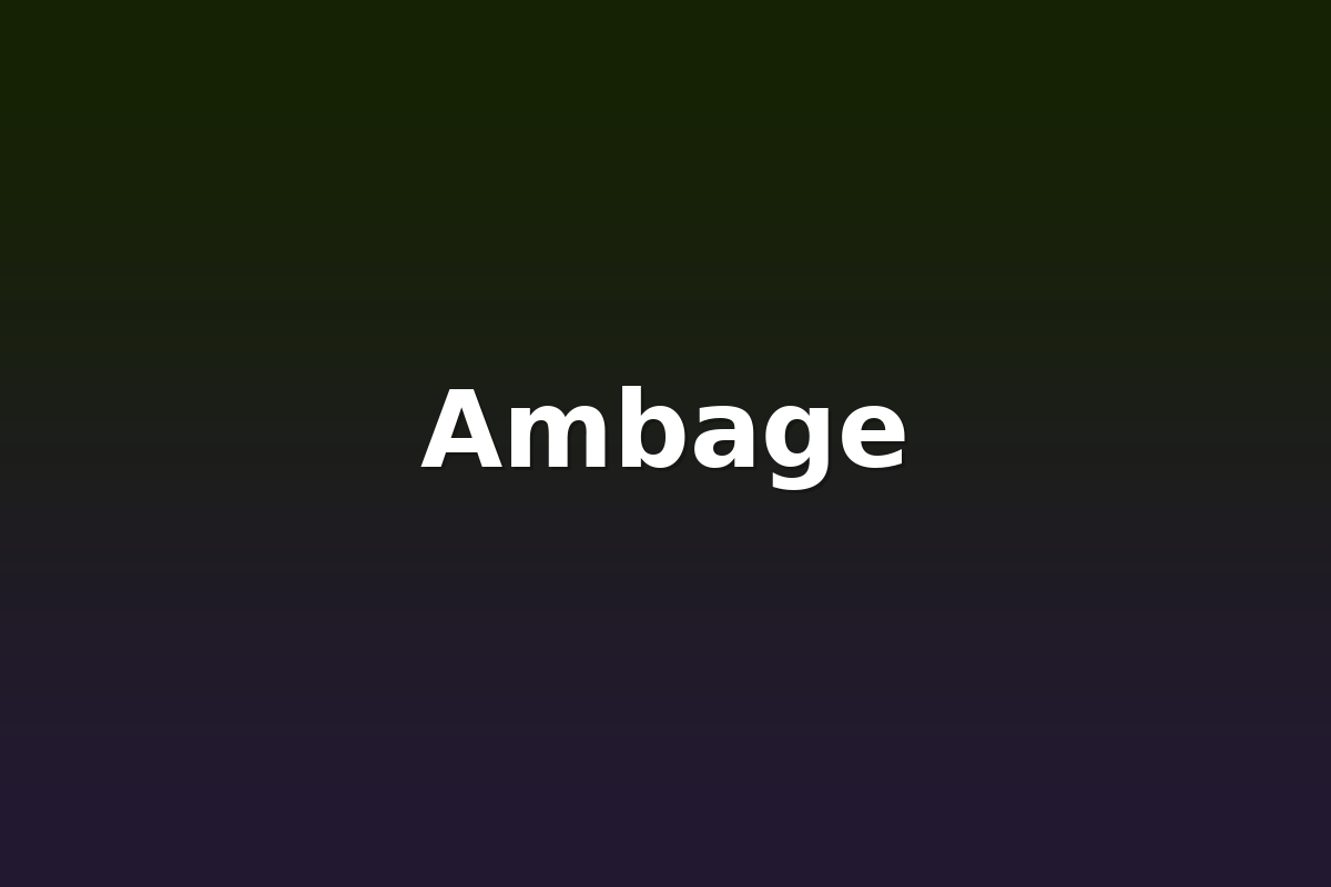 Ambage