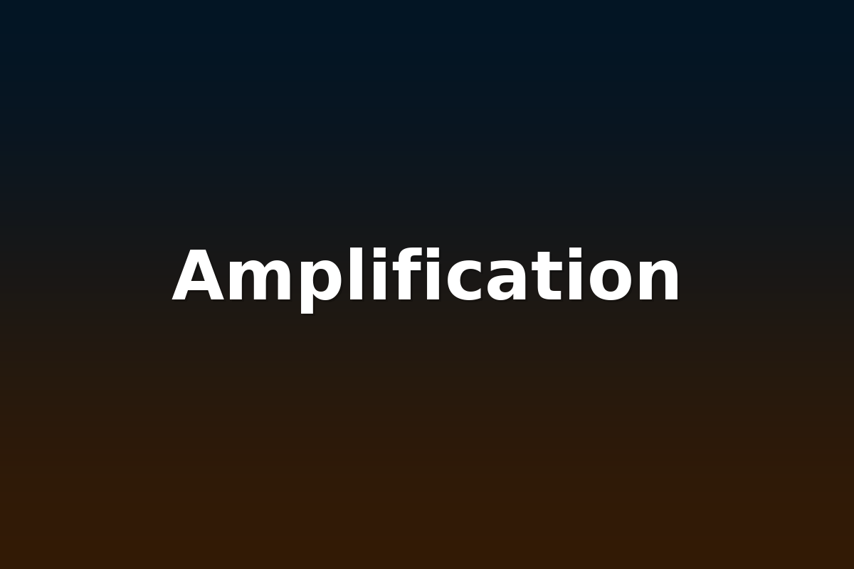 Amplification