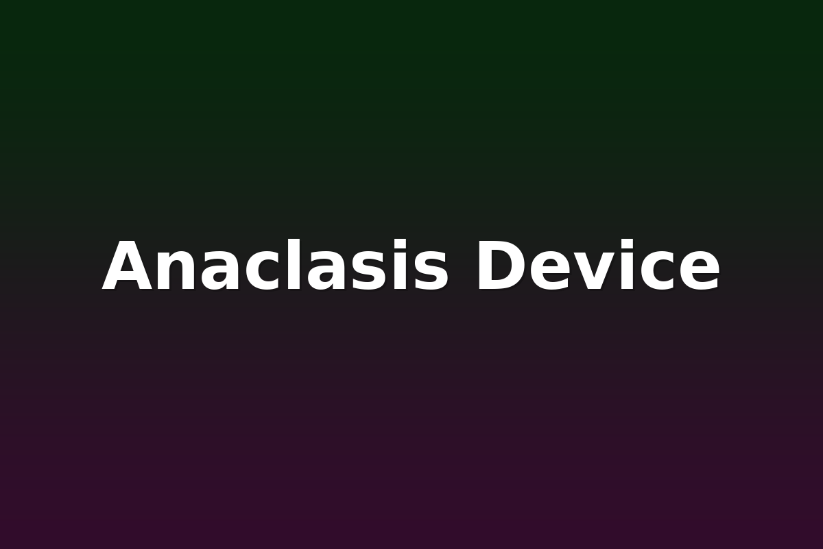 Anaclasis Device