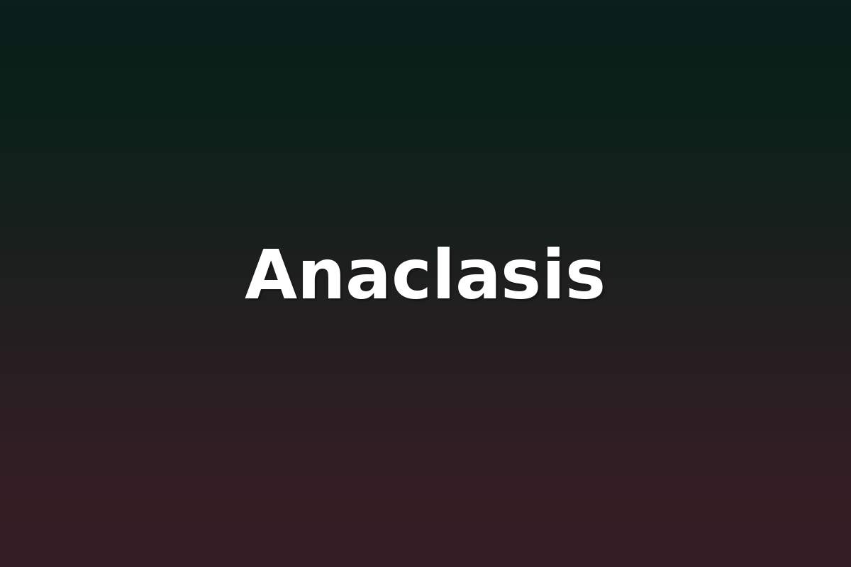 Anaclasis