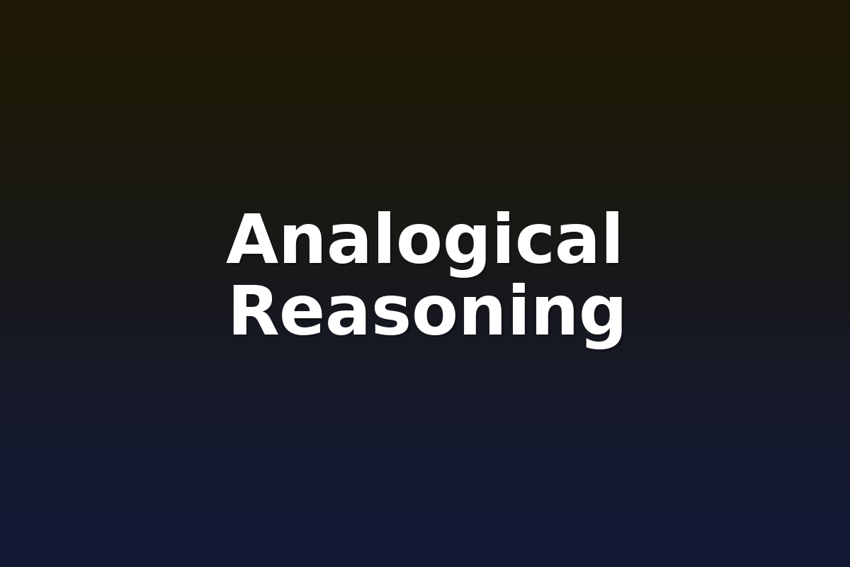 Analogical Reasoning