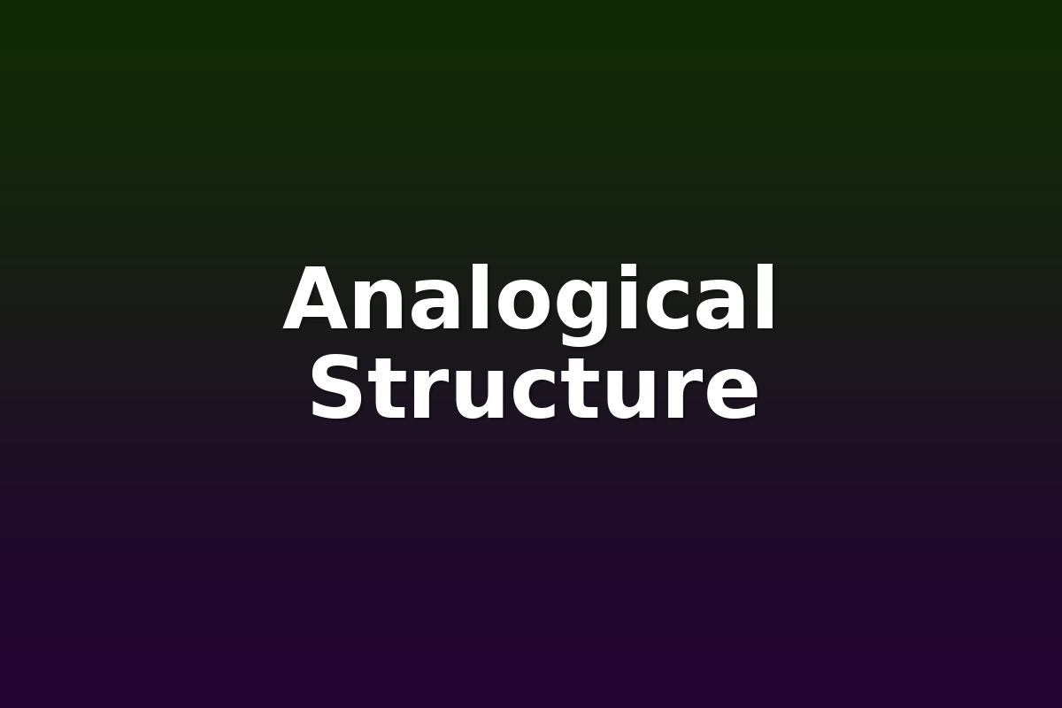 Analogical Structure