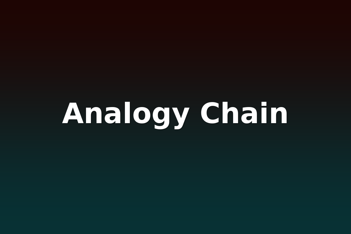 Analogy Chain