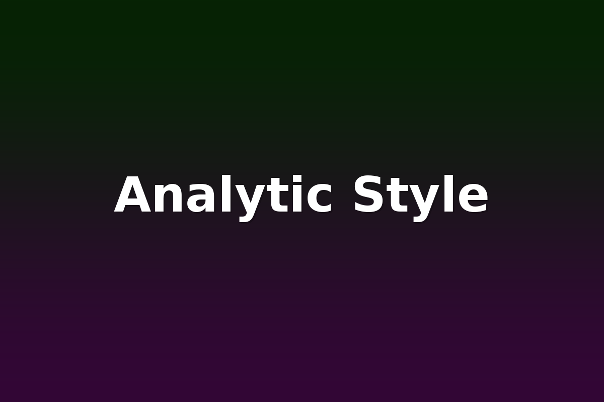 Analytic Style