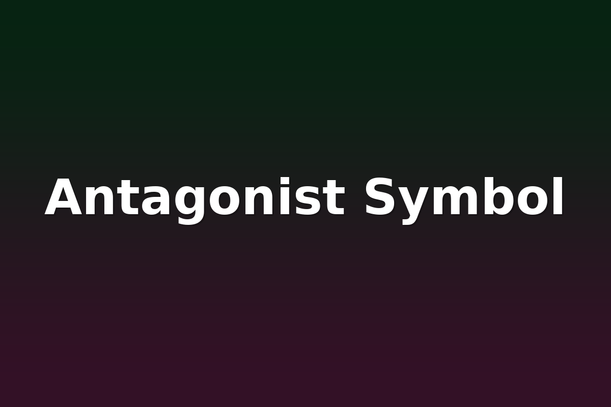 Antagonist Symbol
