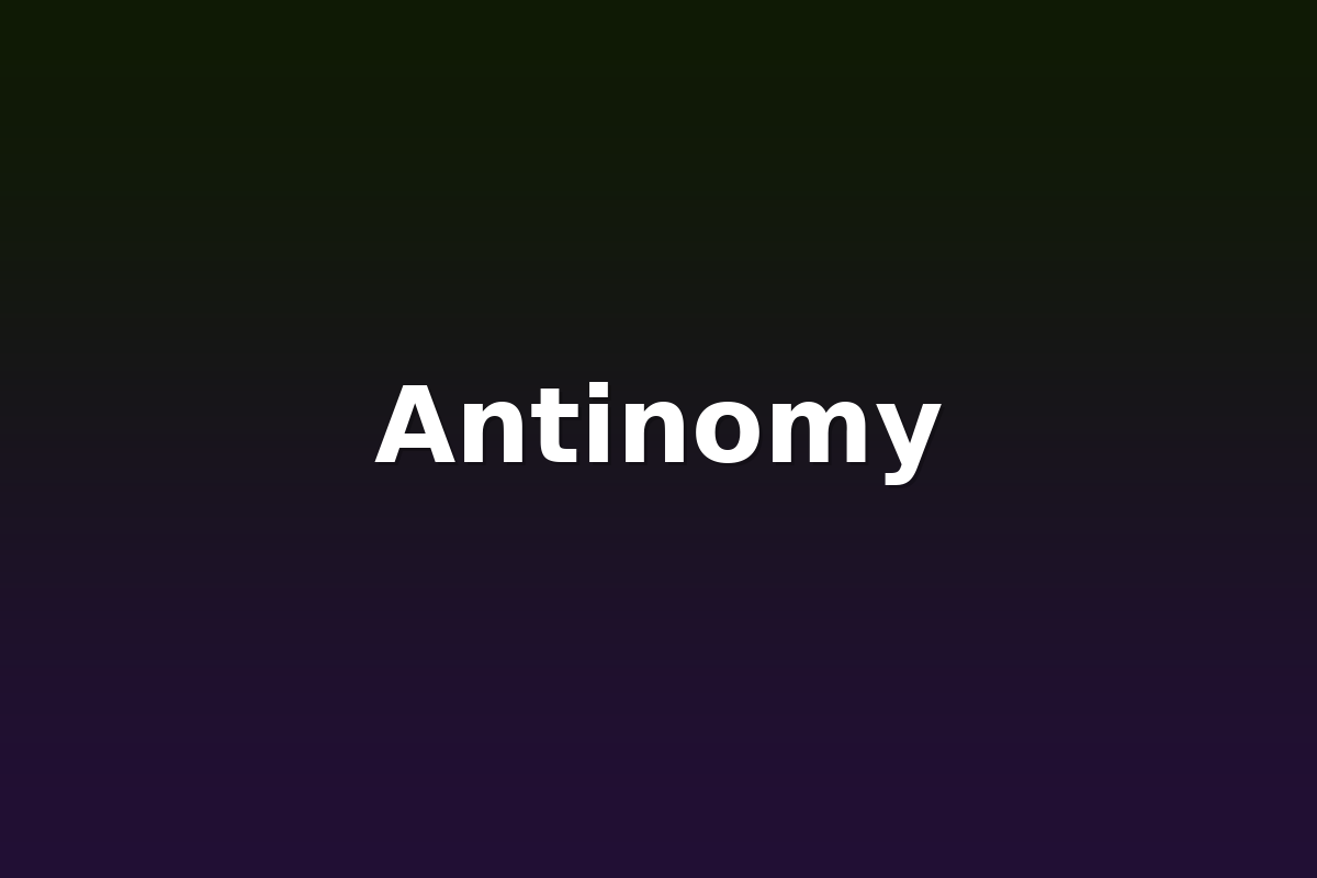 Antinomy