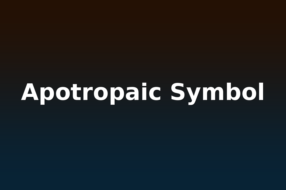 Apotropaic Symbol