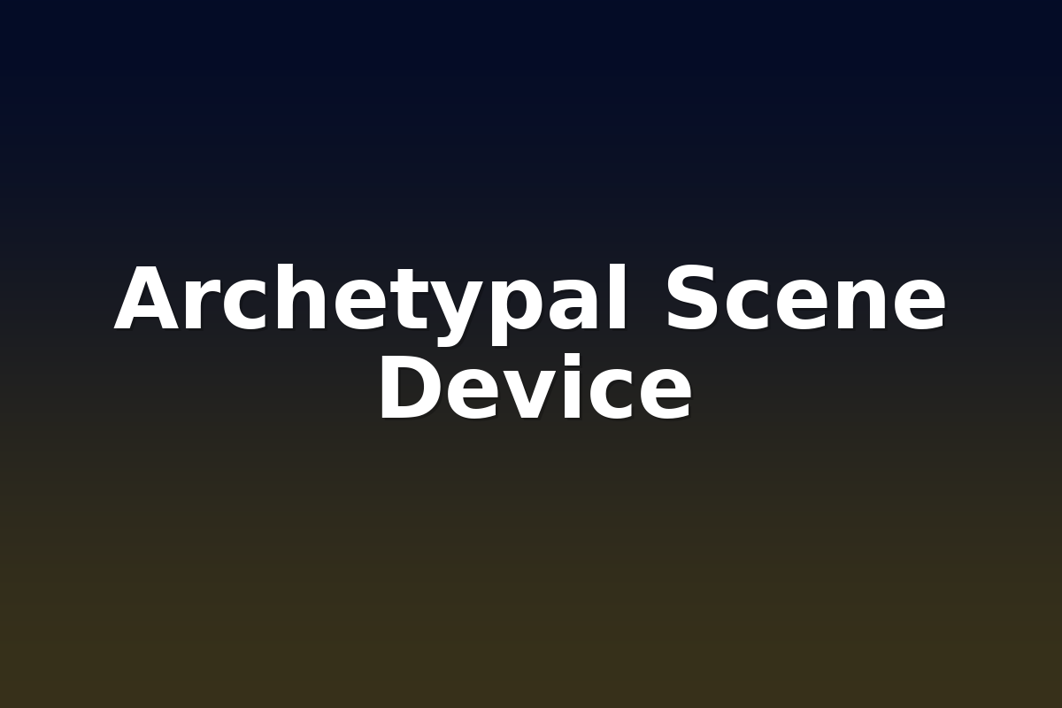 Archetypal Scene Device