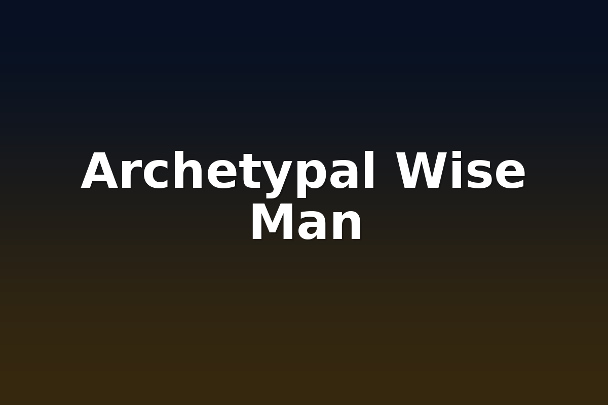 Archetypal Wise Man