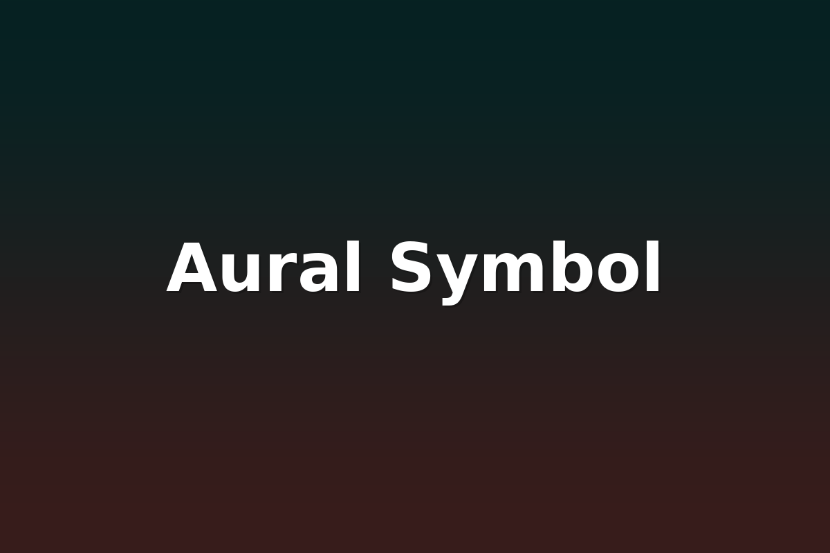 Aural Symbol