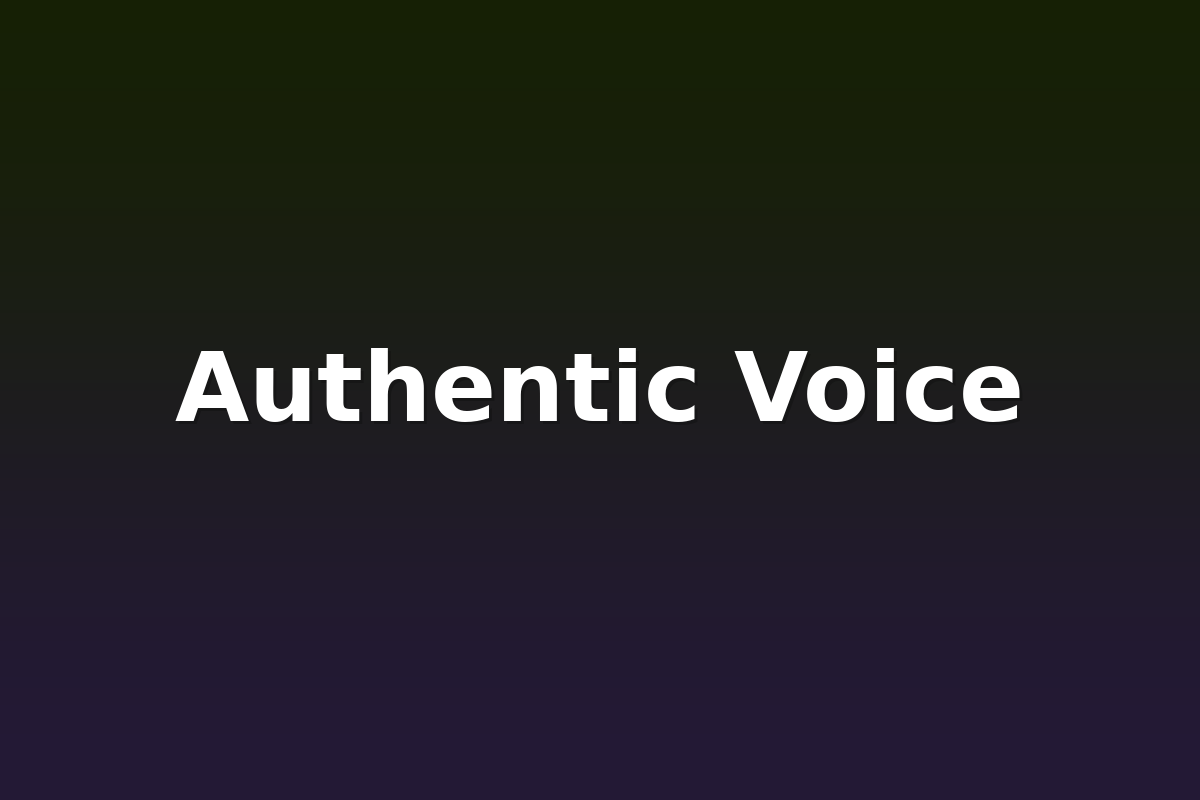 Authentic Voice