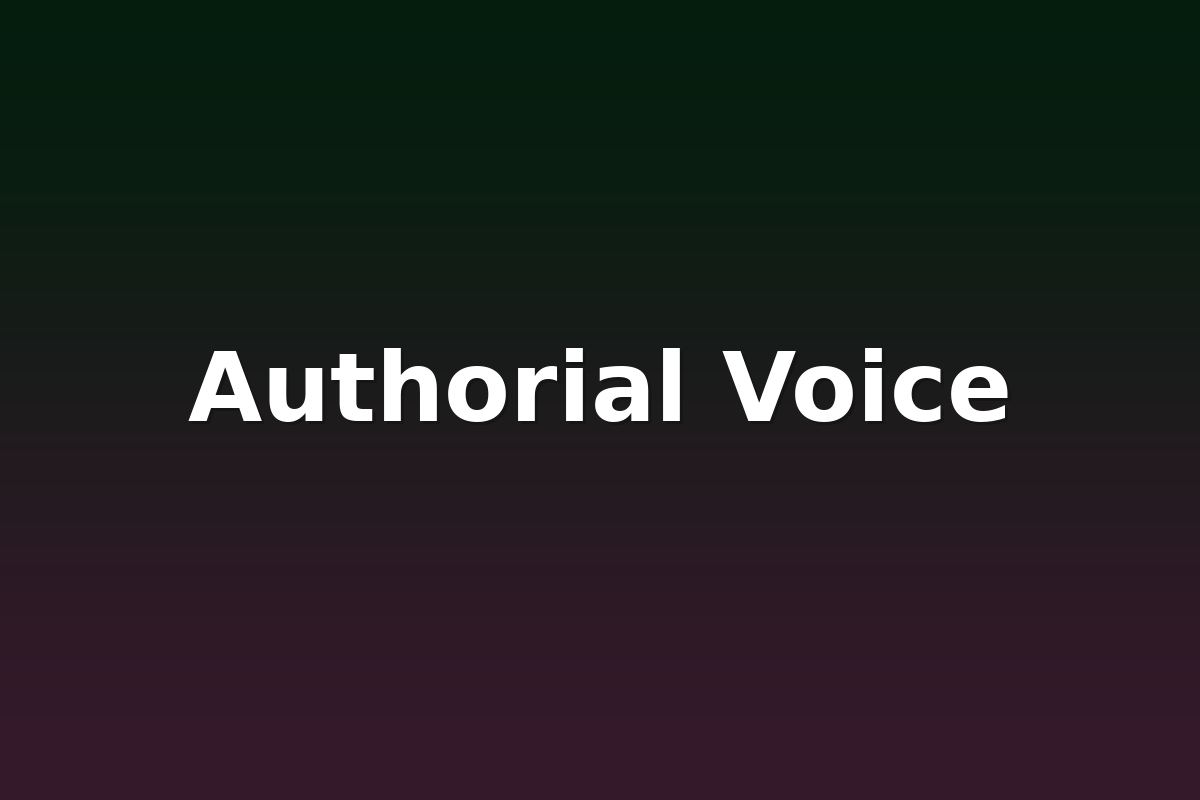 Authorial Voice