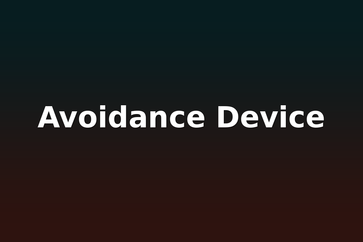 Avoidance Device