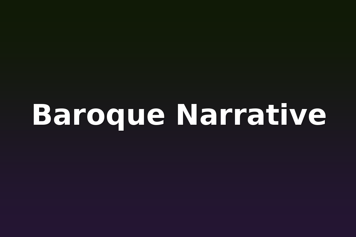 Baroque Narrative