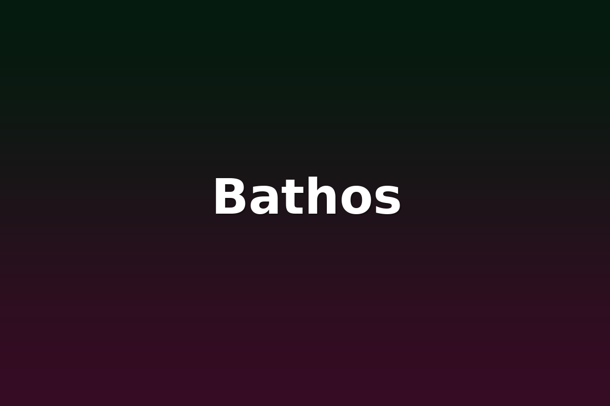 Bathos
