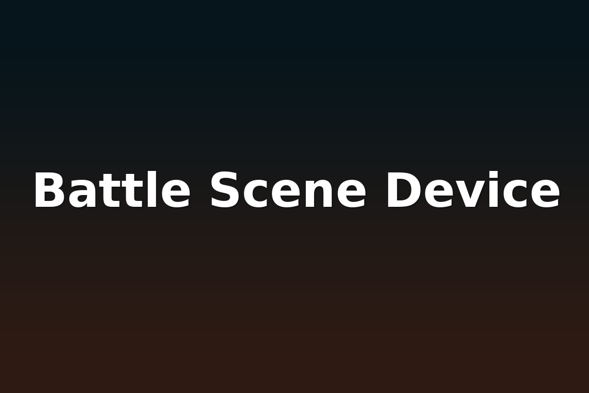 Battle Scene Device