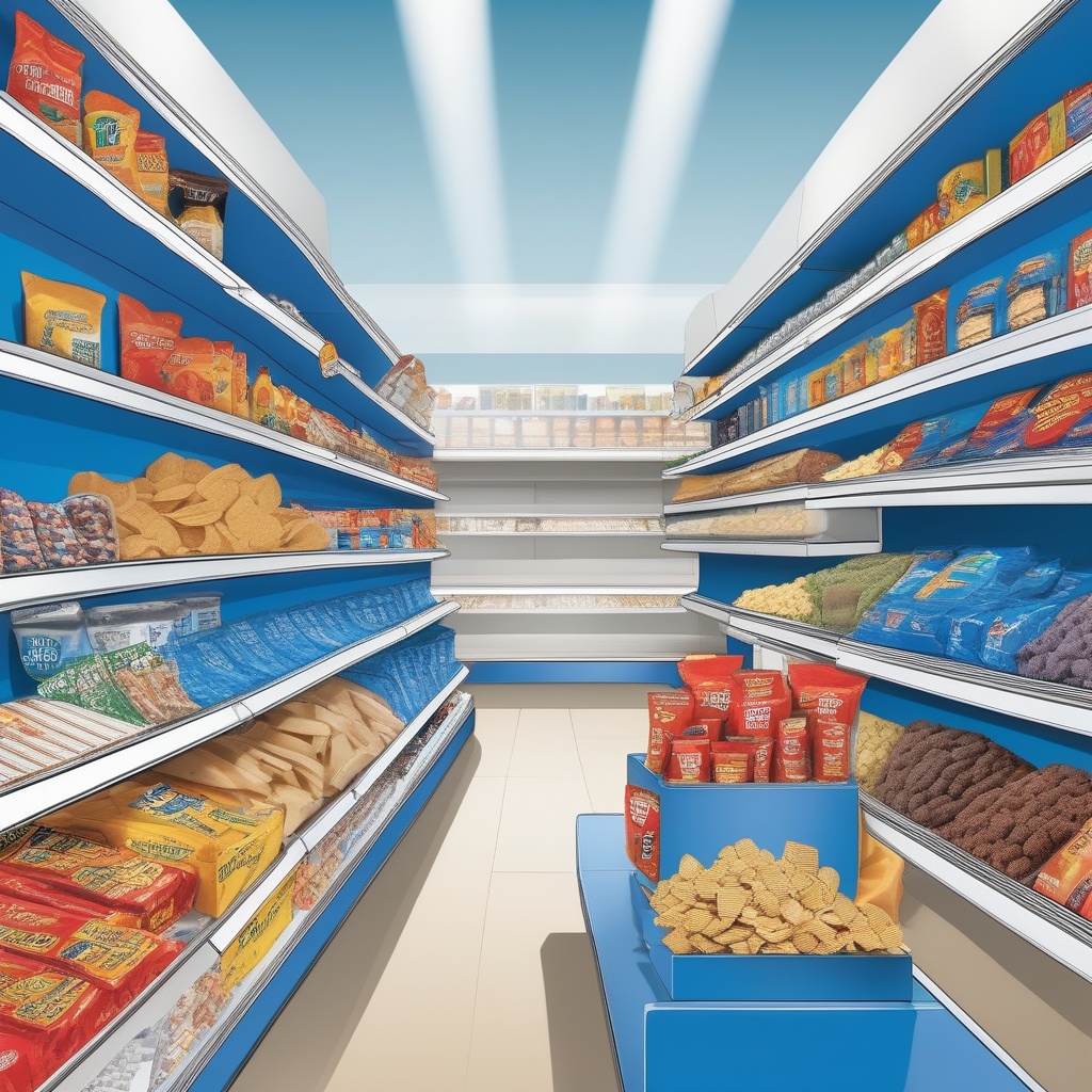 Big Blue Little Chips And An Empty Store Shelf