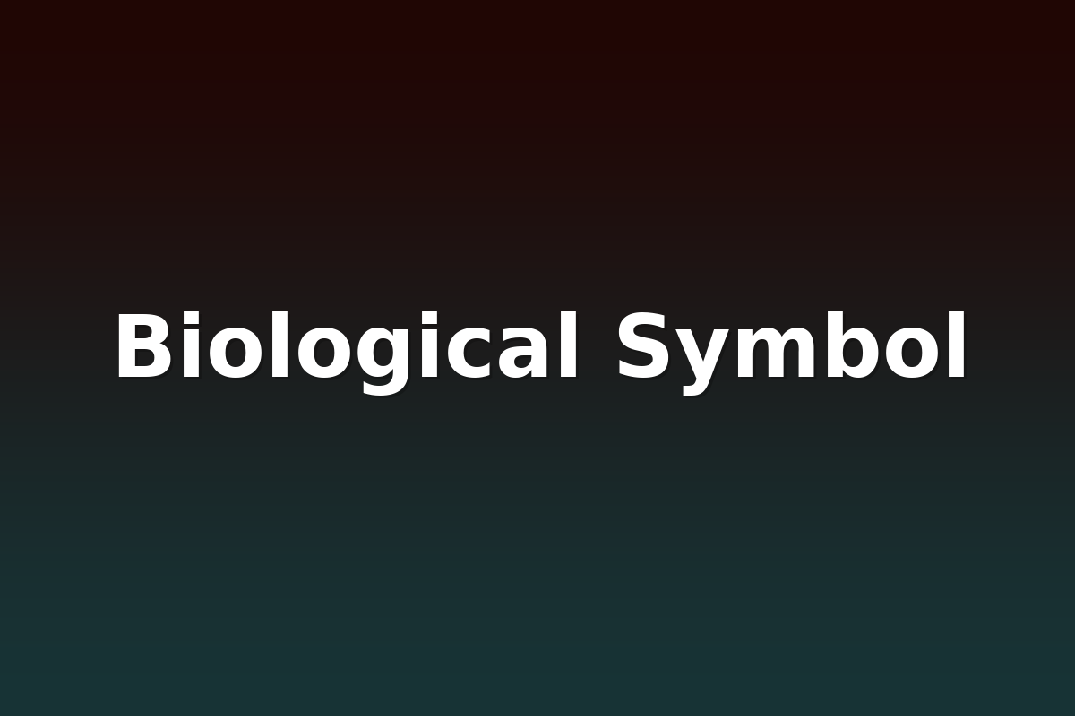 Biological Symbol