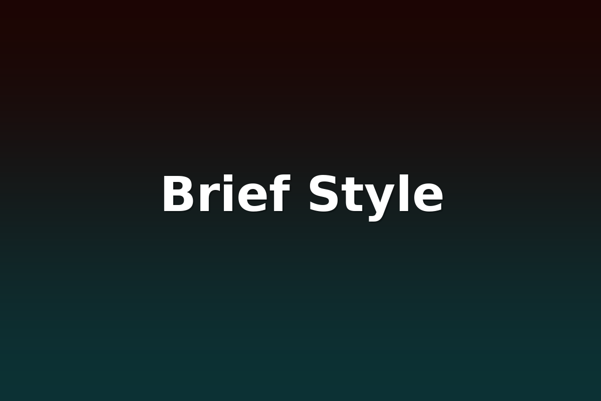 Brief Style