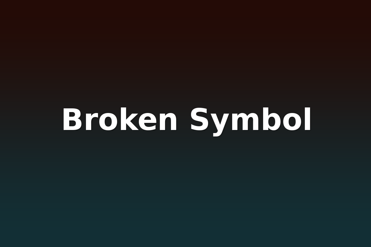 Broken Symbol