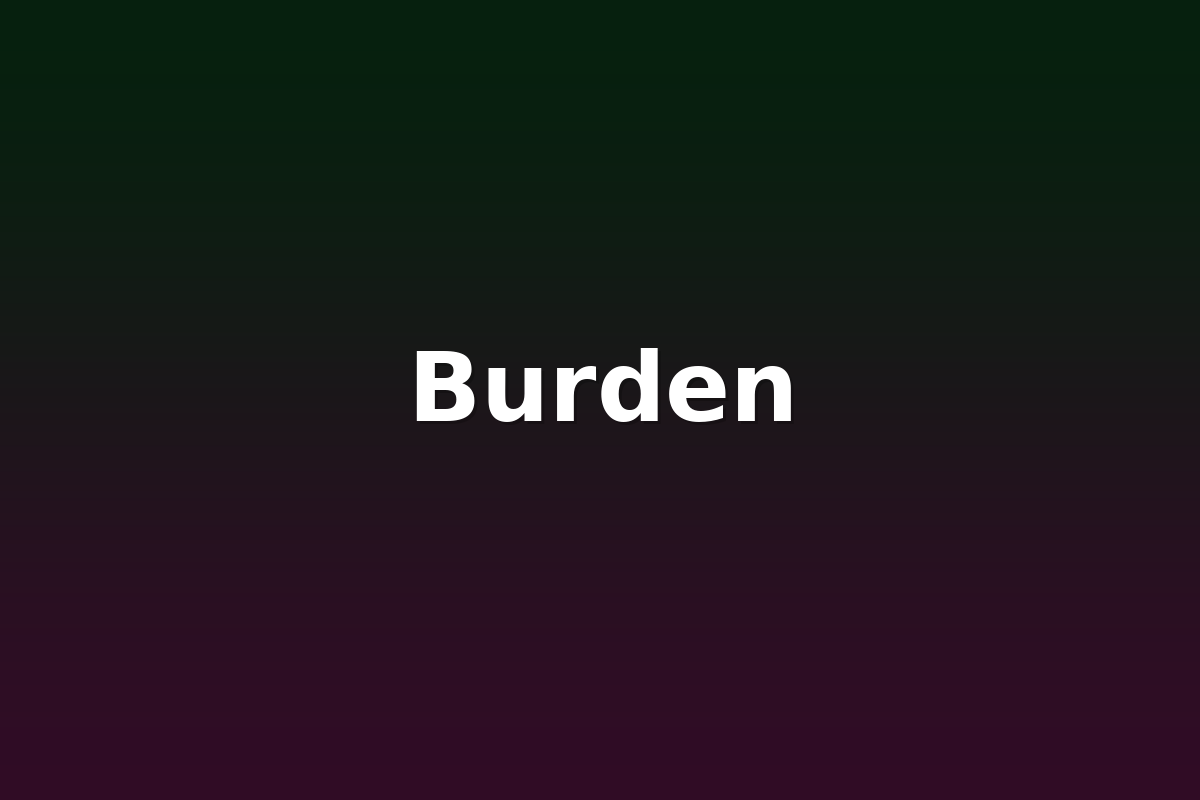 Burden