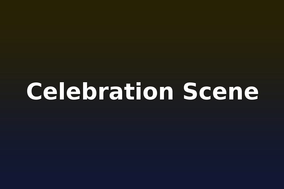 Celebration Scene
