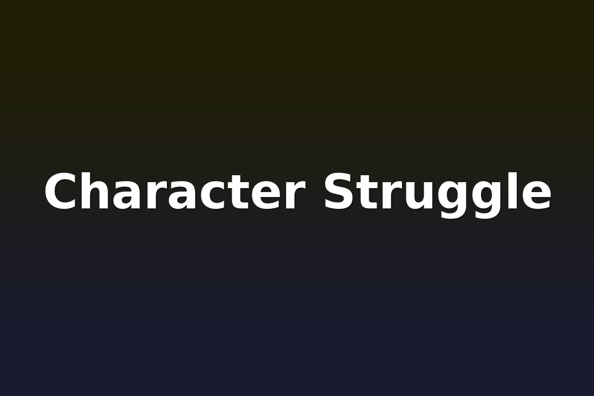 Character Struggle