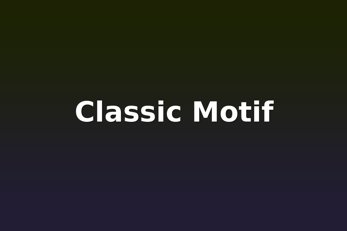 Classic Motif