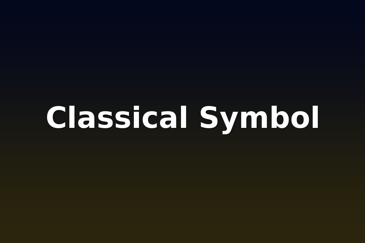 Classical Symbol
