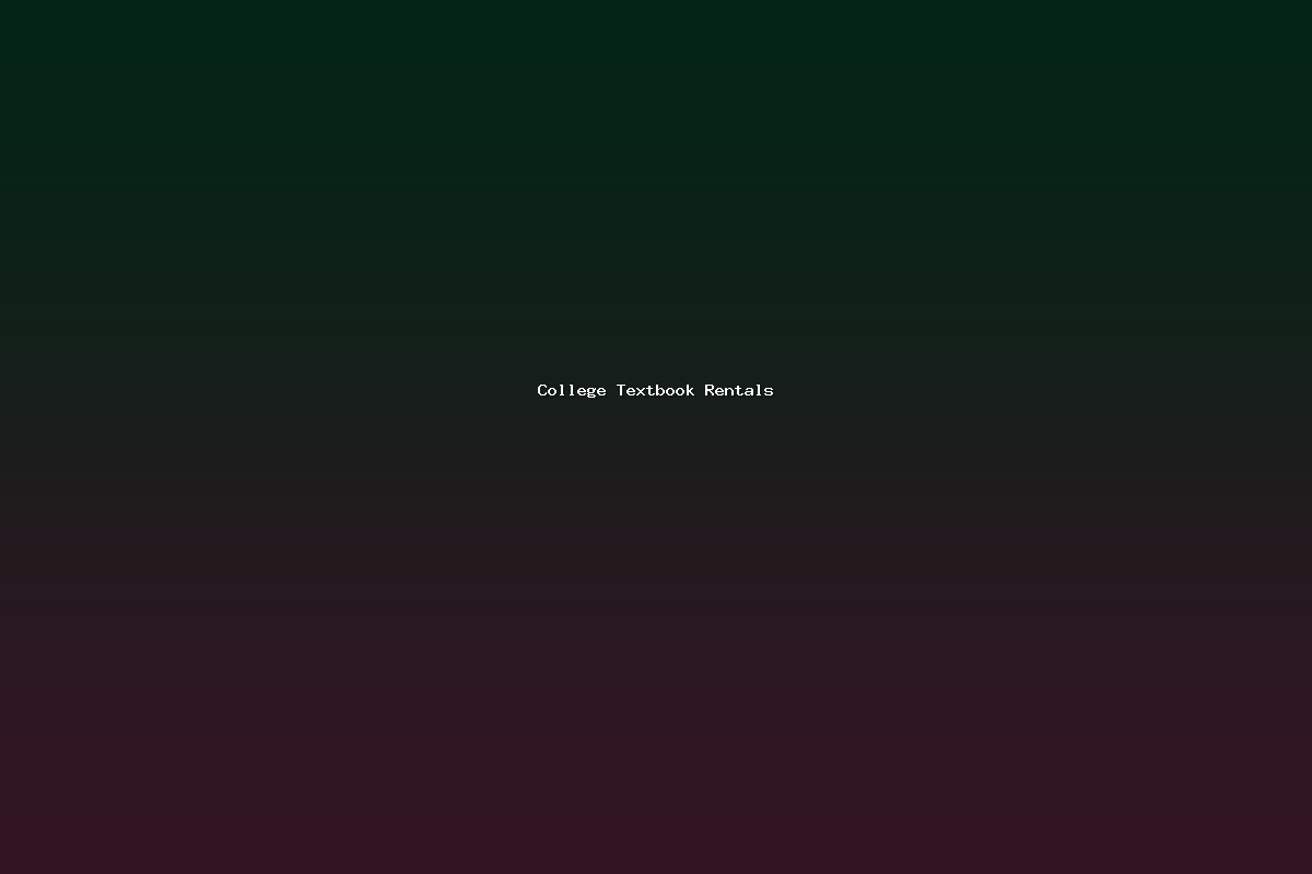 College Textbook Rentals