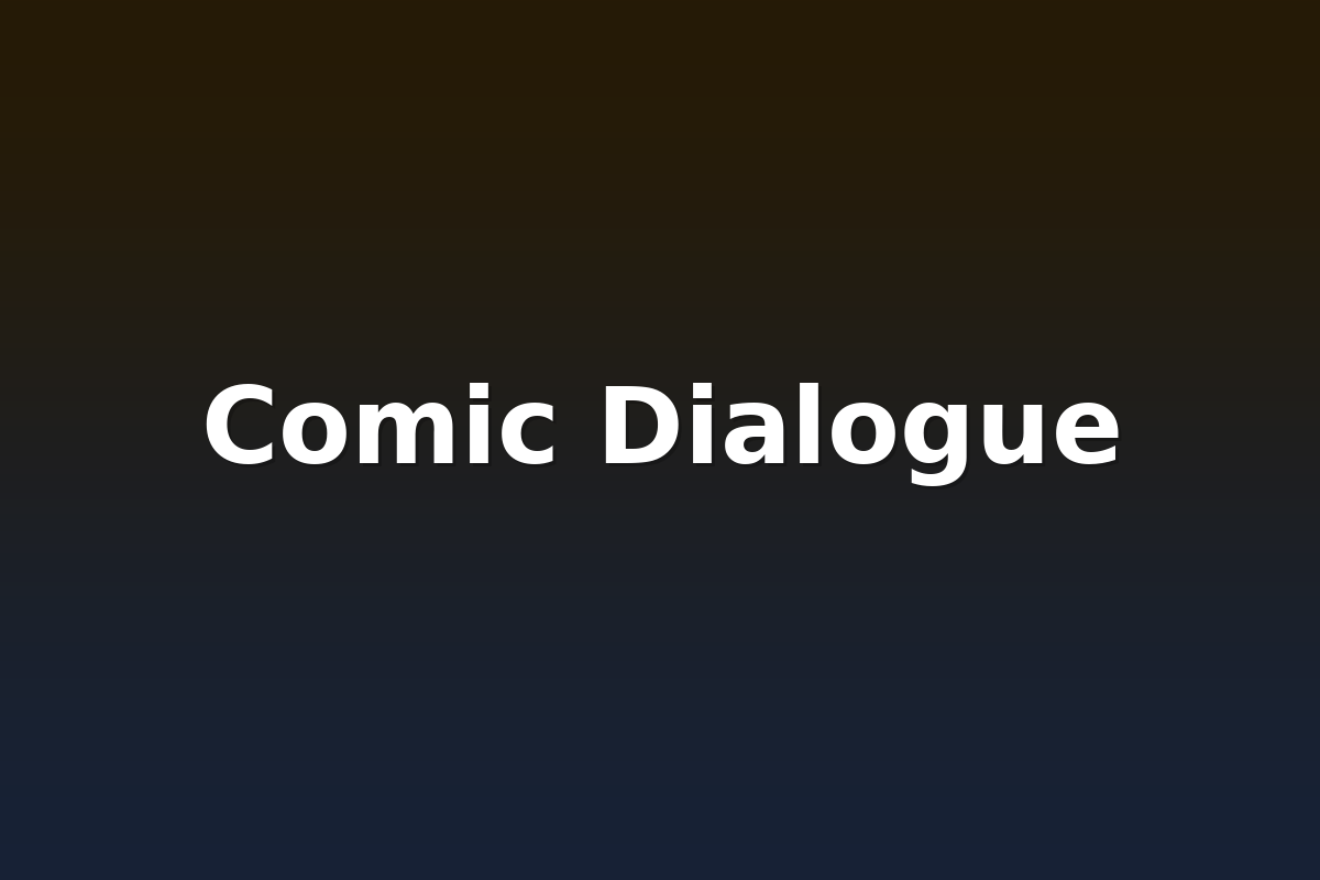 Comic Dialogue