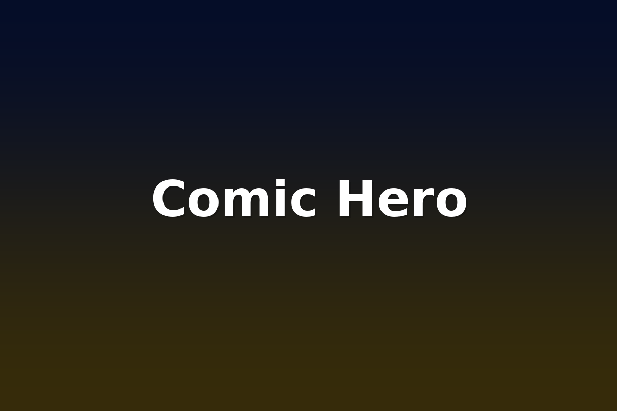 Comic Hero