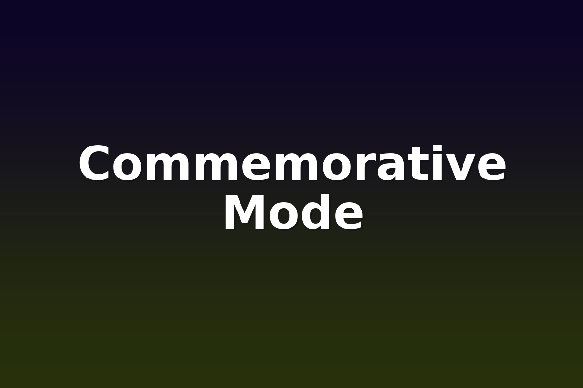 Commemorative Mode