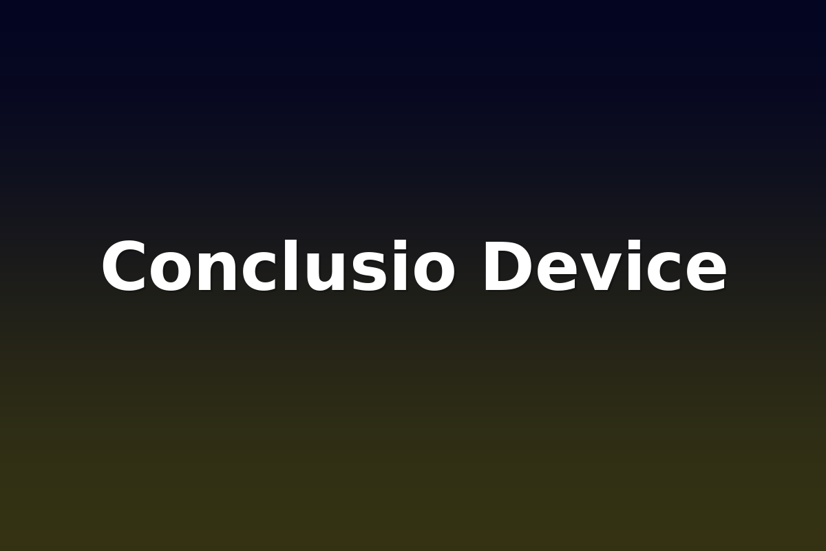 Conclusio Device