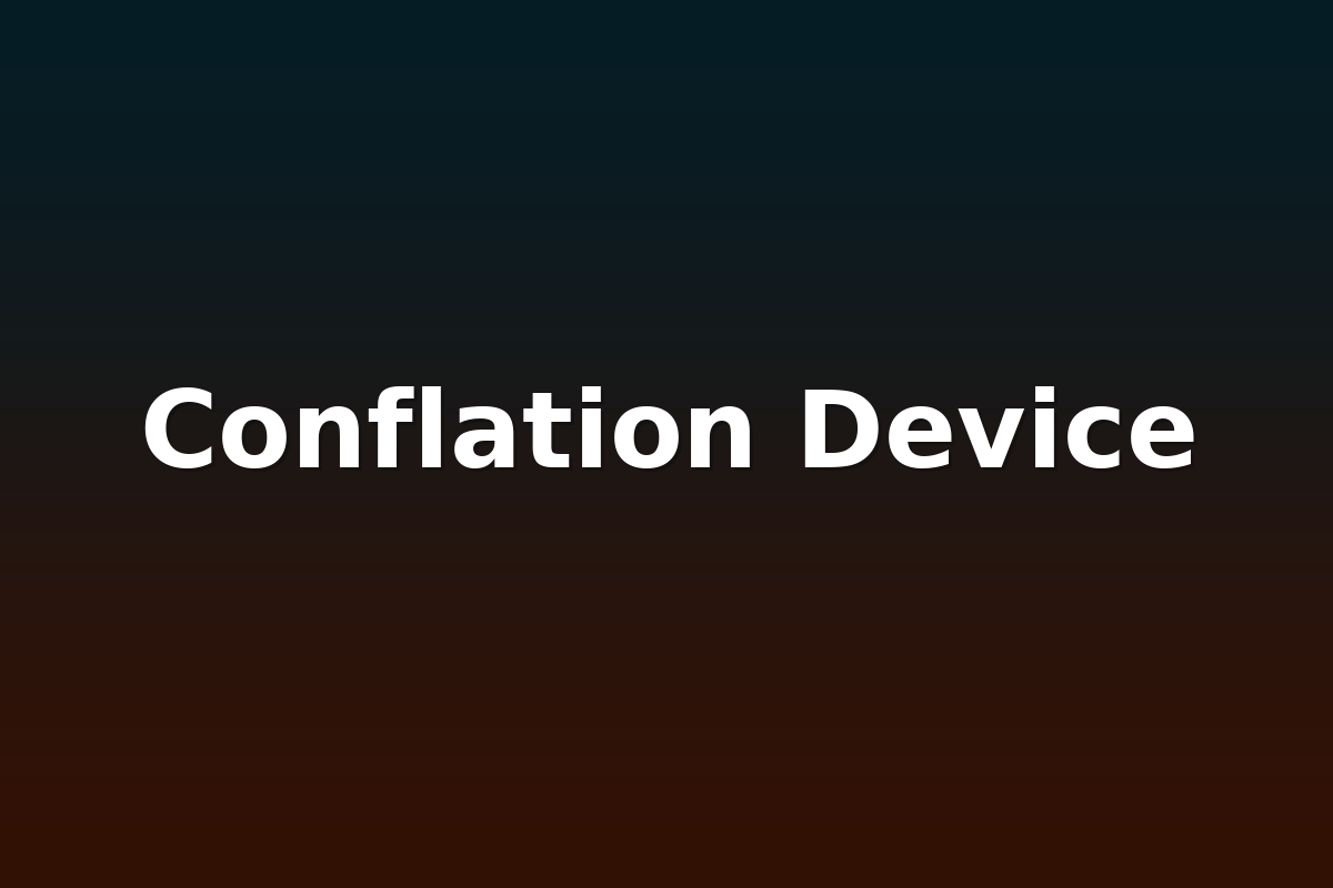Conflation Device