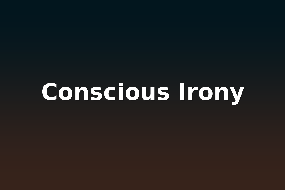 Conscious Irony
