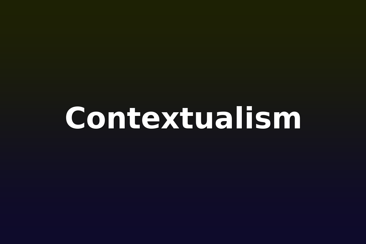 Contextualism