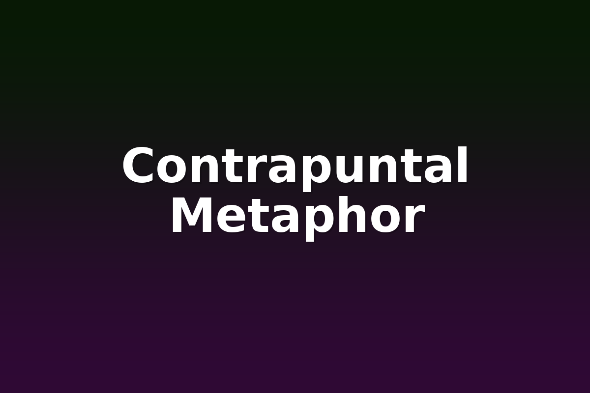 Contrapuntal Metaphor