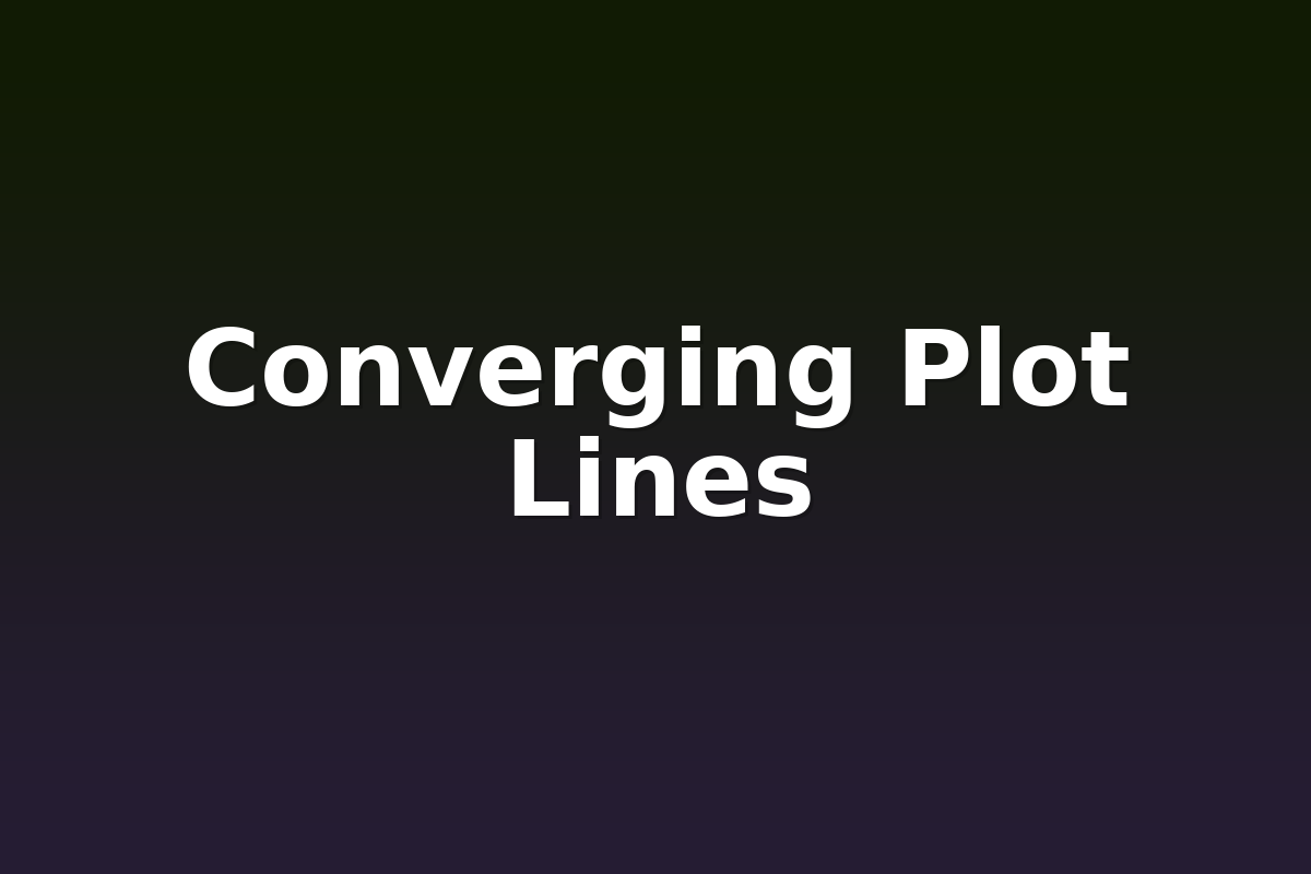 Converging Plot Lines