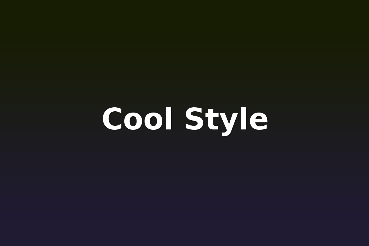 Cool Style