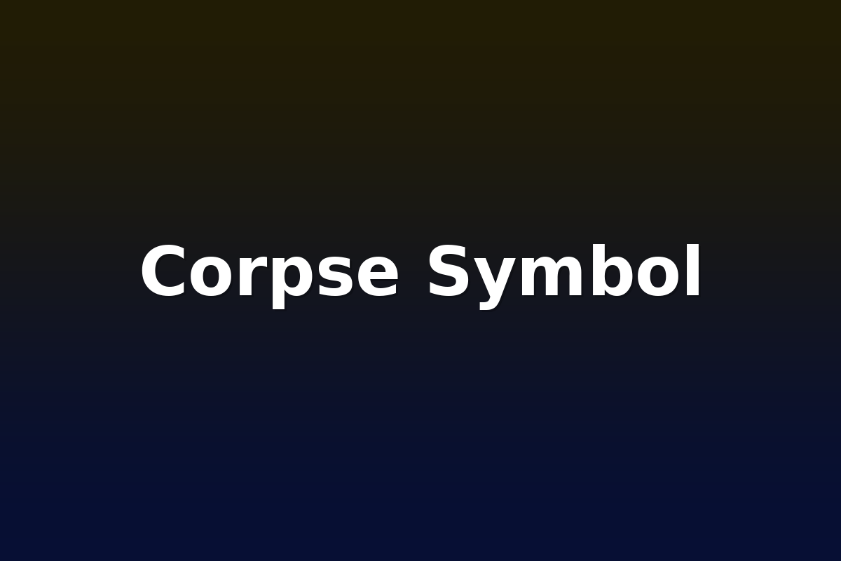 Corpse Symbol