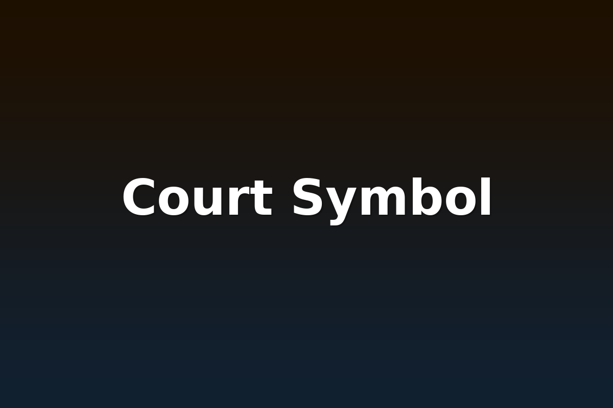 Court Symbol