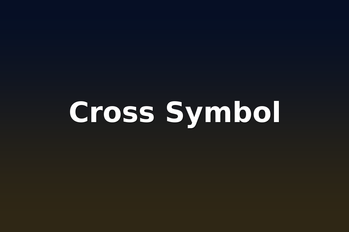 Cross Symbol