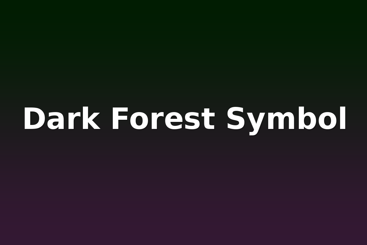 Dark Forest Symbol