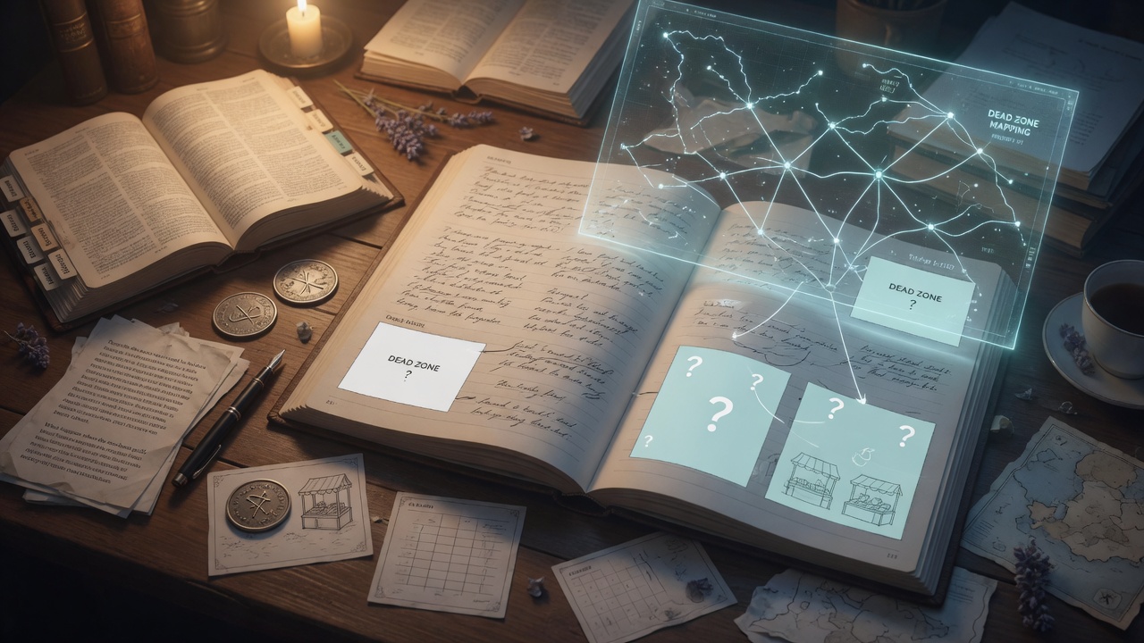 Dead Zone Mapping: AI Prompts That Expose the Parts of Your World You Forgot to Build