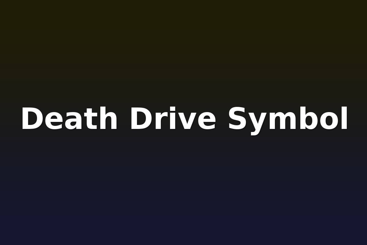 Death Drive Symbol